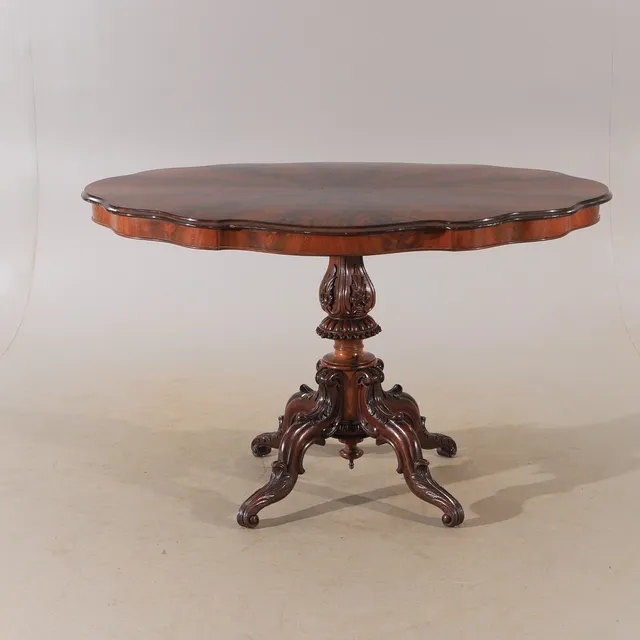 SALONGSBORD, mahogny, rokokostil, tidigt 1900-tal.