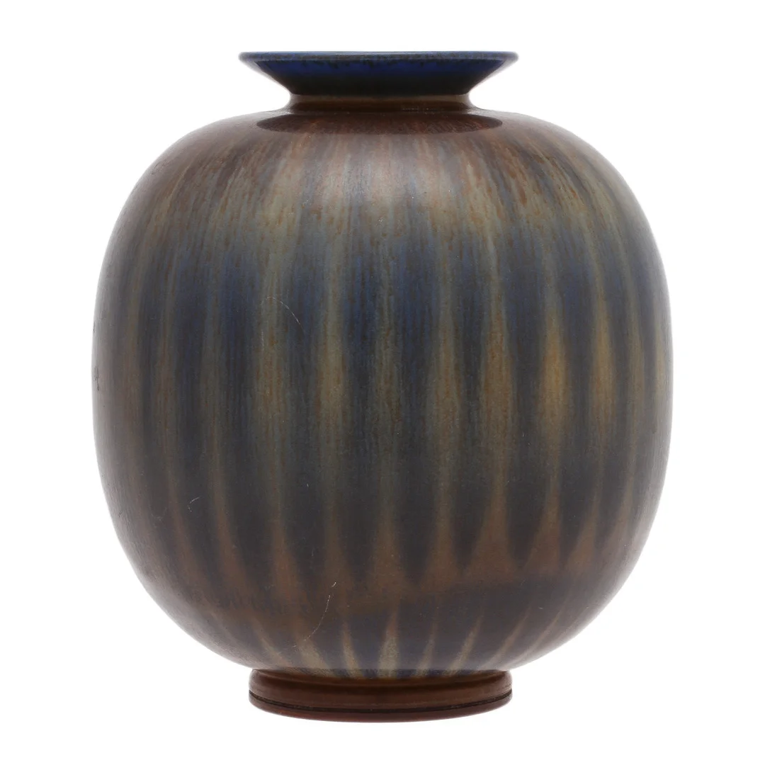 BERNDT FRIBERG. Vas, stengods, Gustavsbergs studio 1969. — European — Göteborgs Auktionsverk