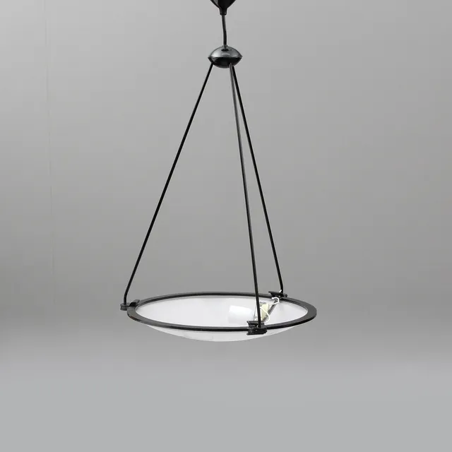 KARIN TYREFORS. TAKLAMPA, glas, Ateljé Lyktan "Ufo".