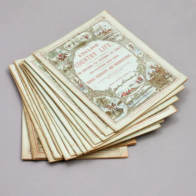 ENGLISH COUNTRY LIFE, 1-16, A valuable work of reference for THE GENTLEMAN, THE SPORTSMAN, THE FARMER, magasin.
