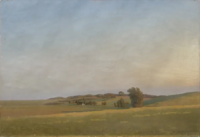 OIDENTIFIERAD KONSTNÄR. OLJA, på duk, signerad H Möller, 1912.