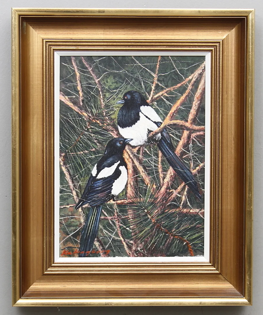 KARL ERIK HAGBERG. olja på duk, signerad. — Paintings — Gomér & Andersson Linköping