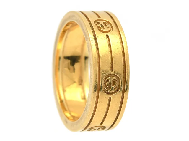 GUCCI, ring, 18K guld, stl 16,75 mm, vikt 8,8 g.