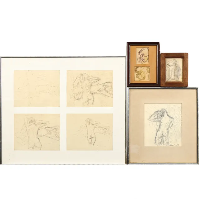 Poul Ekelund. Erotic model studies etc. (4)