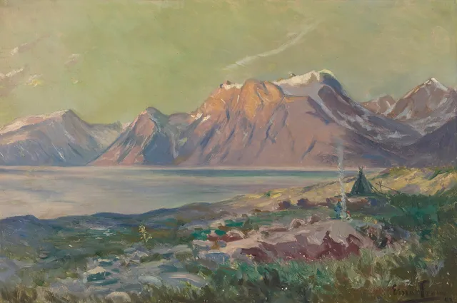 From, Einar — Samisk leirplass ved Lyngsaplene, 1943