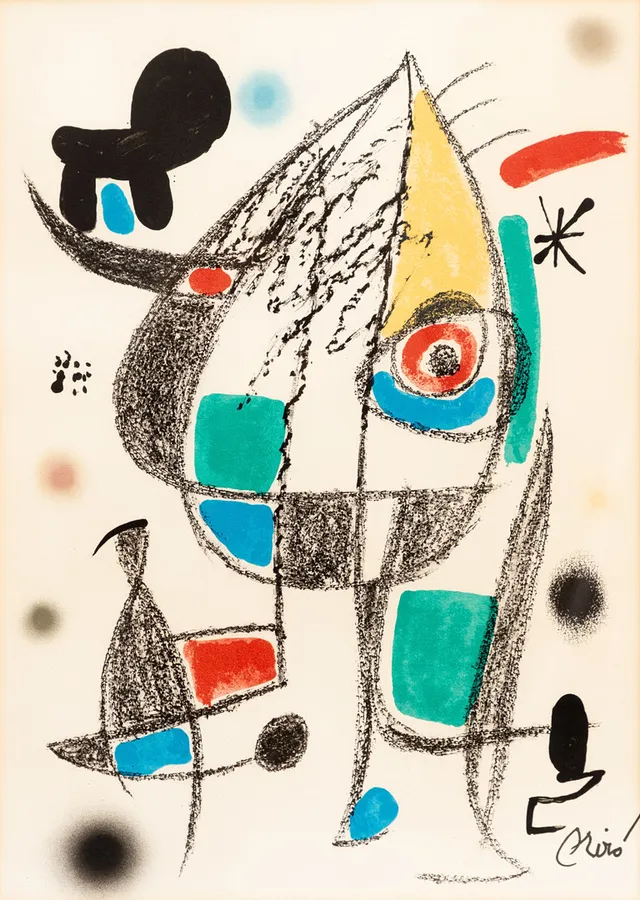 JOAN MIRO (1893-1983). aus: Maravillas con Variaciones Acrósticas en El Jardín de Miró.
