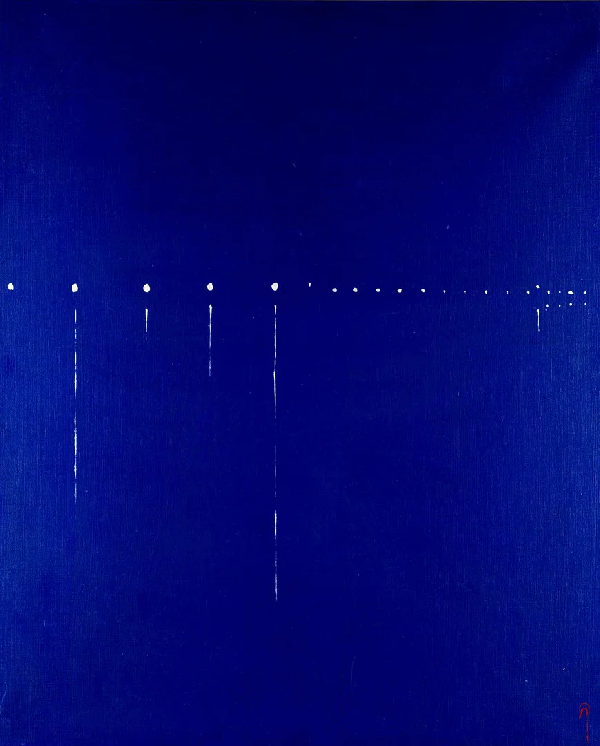 ARNE OLSSON. Olja på duk "Hymn to the sea" Signerad 1900-tal. — Paintings — Norrlands Auktionsverk