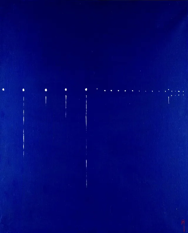 ARNE OLSSON. Olja på duk "Hymn to the sea" Signerad 1900-tal.