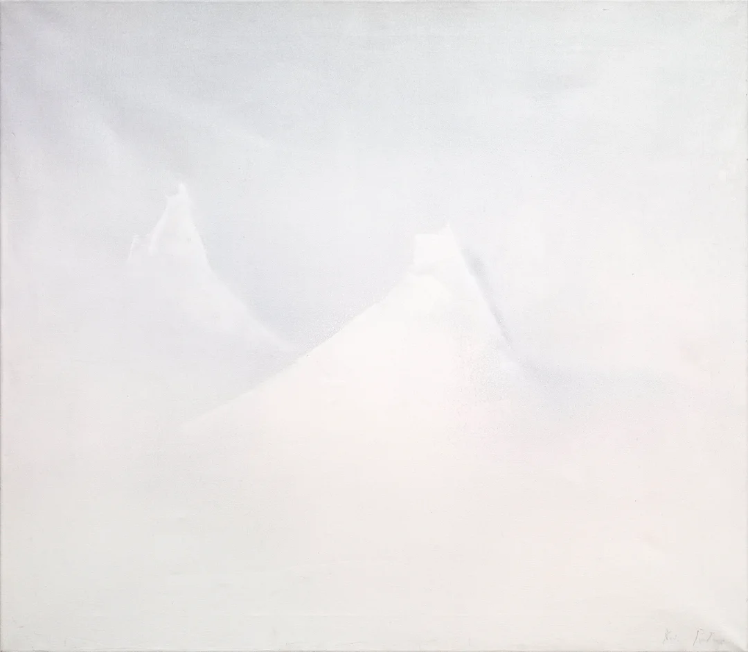 Tveter, Kåre — Fjelltopper på Svalbard — Kunst/Maleri — Blomqvist