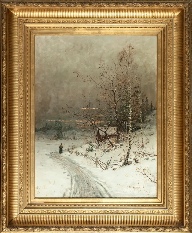 Diriks, Edvard — På vei hjem, 1882