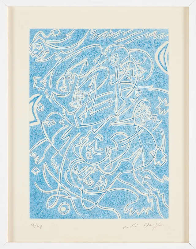 ANDRÉ MASSON (FRANKRIKE, 1896-1987). ”Les Demeures d´Hypnos”, färglitografi, numrerad 16/99, signerad.