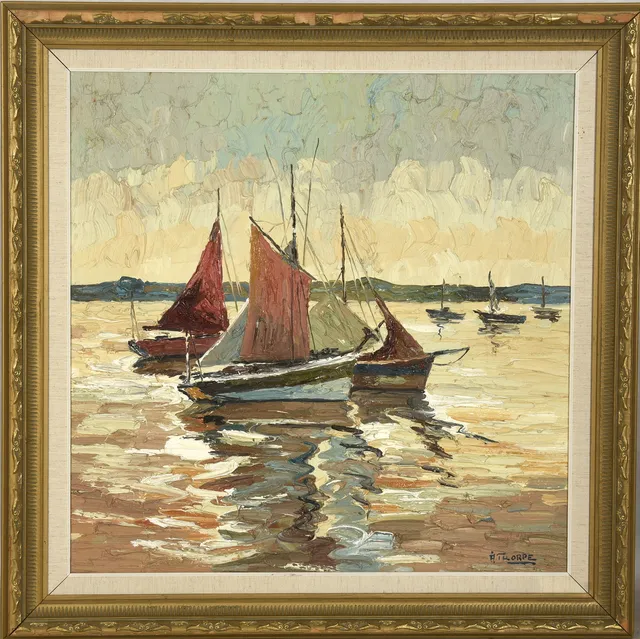 ÅKE THORPE. Olja på duk.