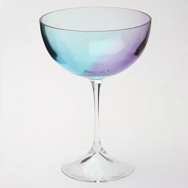 SKÅL PÅ FOT, flerfärgat glas, Kosta Boda, etikettmärkt.