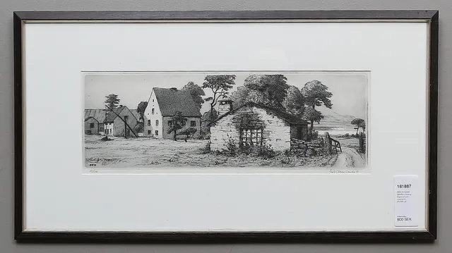 ERIK OLSSON SANDA. Etsning. Signerad och numrerad 89/100.