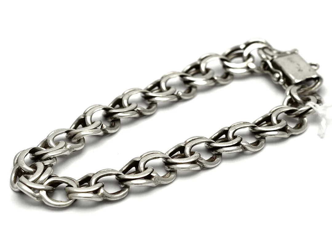 Armband Bismarck S925 26,6g, defekt länk, säkerhetskedja saknas — Smycken/Armband — Kaplans