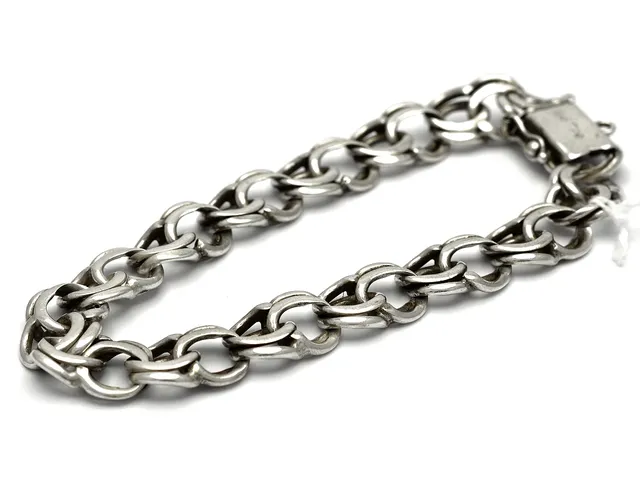 Armband Bismarck S925 26,6g, defekt länk, säkerhetskedja saknas