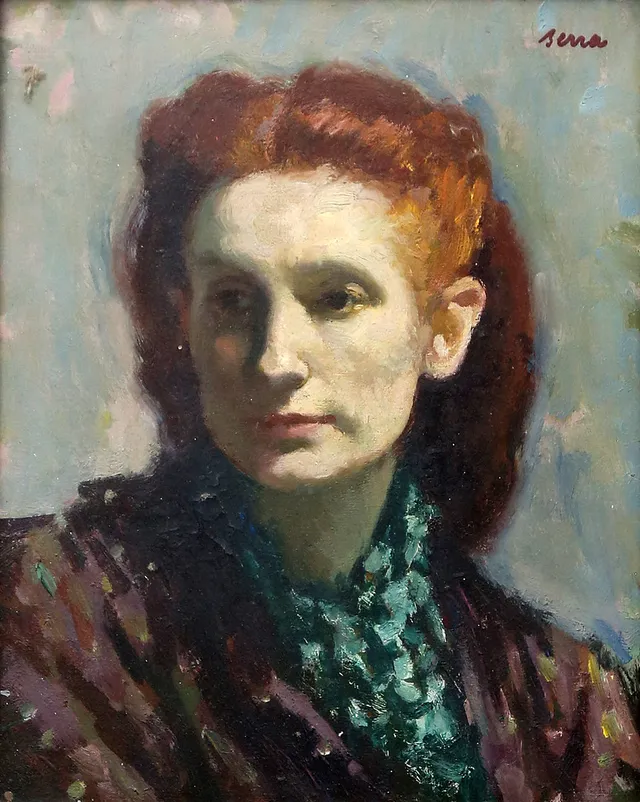 FRANCESC SERRA CASTELLET. A lady.