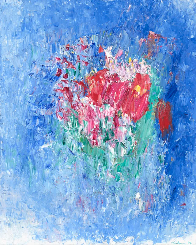 Weidemann, Jakob — "Rød blomst" 1992