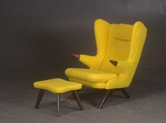 Svend Skipper. Lounge chair/wing chair, Model 91 (2)