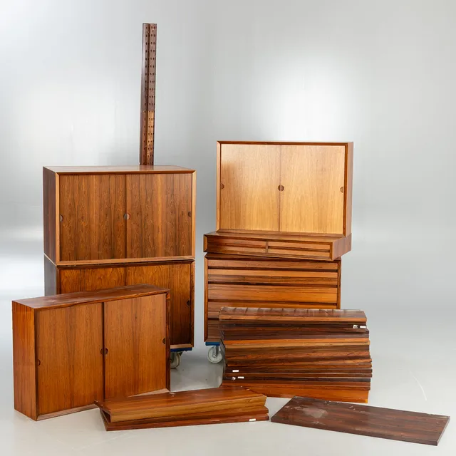 POUL CADOVIUS. Regalsystem "System Cado" in Rio- Palisander.