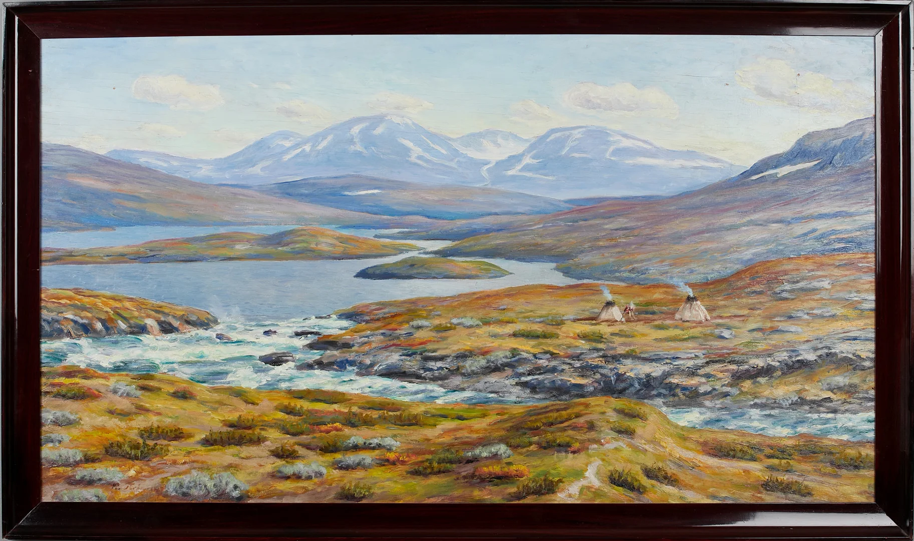 KARL TIRÉN (SVERIGE, 1869-1955). Fjällandskap. — Paintings — Crafoord Auktioner Stockholm