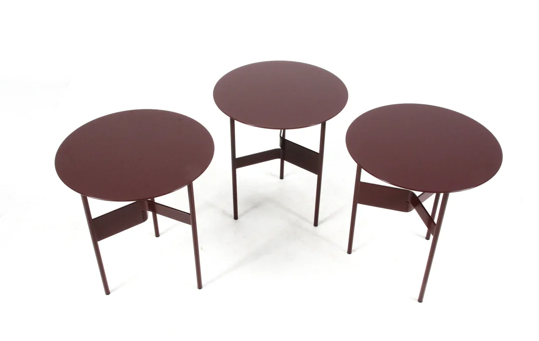 Jonas Trampedach for HAY. Three side tables / coffee tables, model Shim (3) — Furniture/Coffee tables, occasional tables — Lauritz