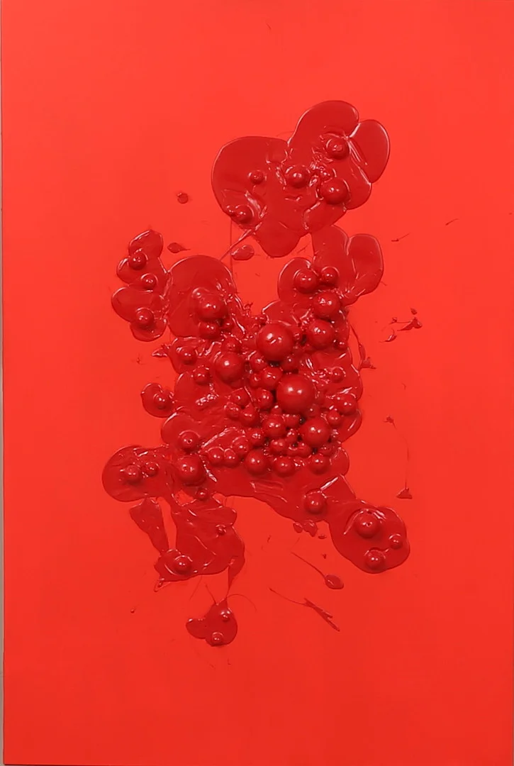 MELKER GARAY. Akryl på duk, signerad á tergo. — Paintings — RA Auktionsverket Norrköping