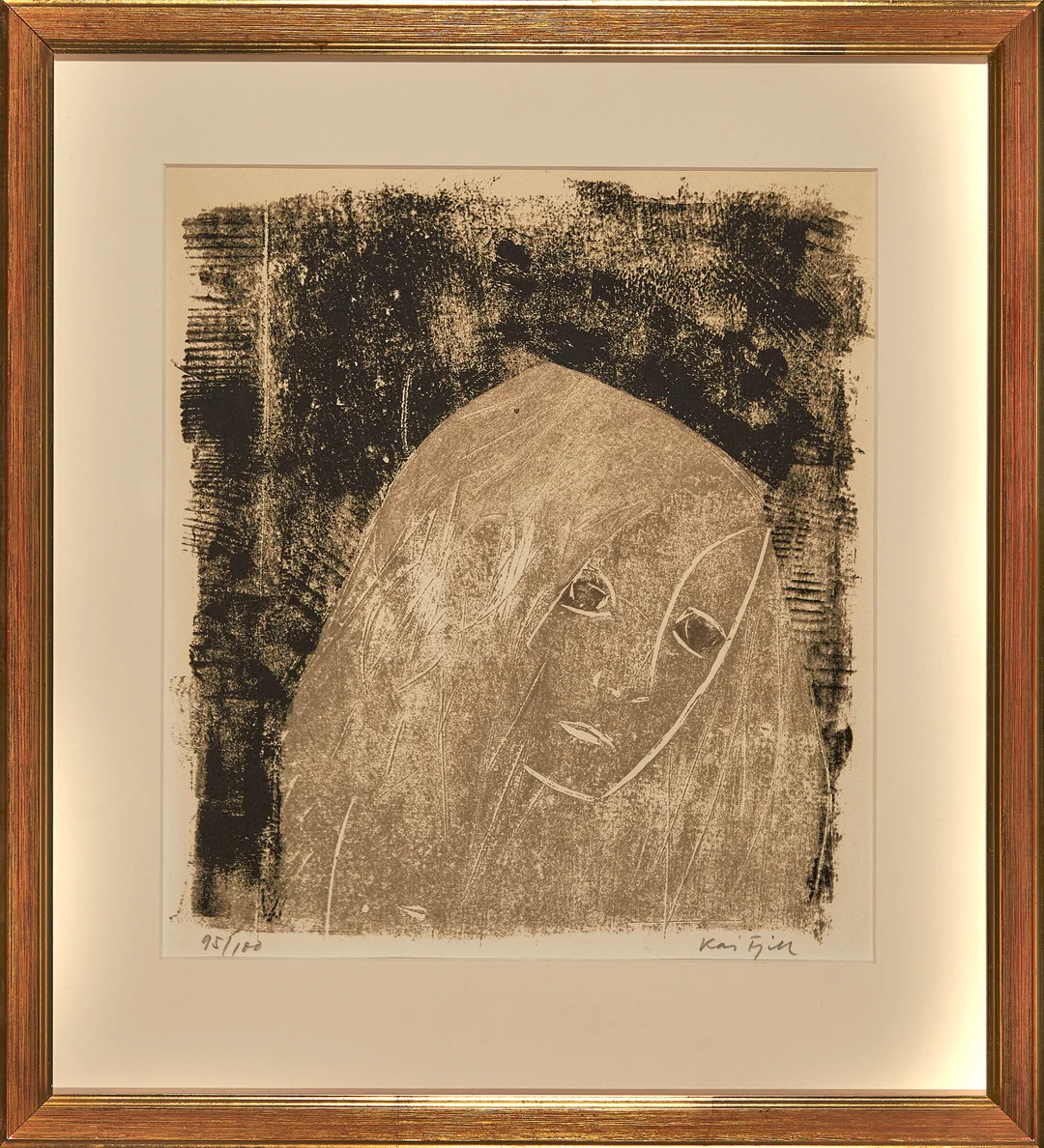 Fjell, Kai — "Pikehode" 1974 — Kunst/Grafikk — Blomqvist