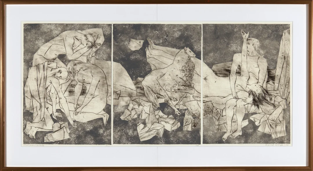 Winge, Sigurd — "Oppstandelsen" 1964 — Kunst/Grafikk — Blomqvist