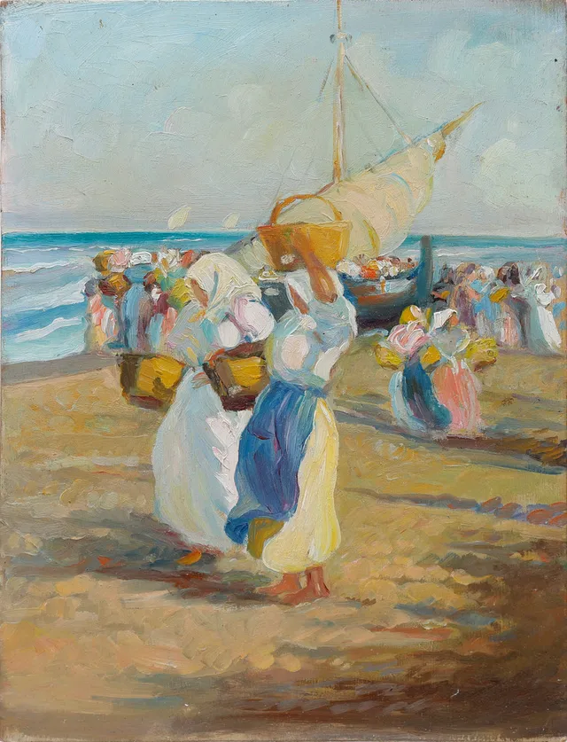 SPANISH SCHOOL, 20TH CENTURY. Beach.