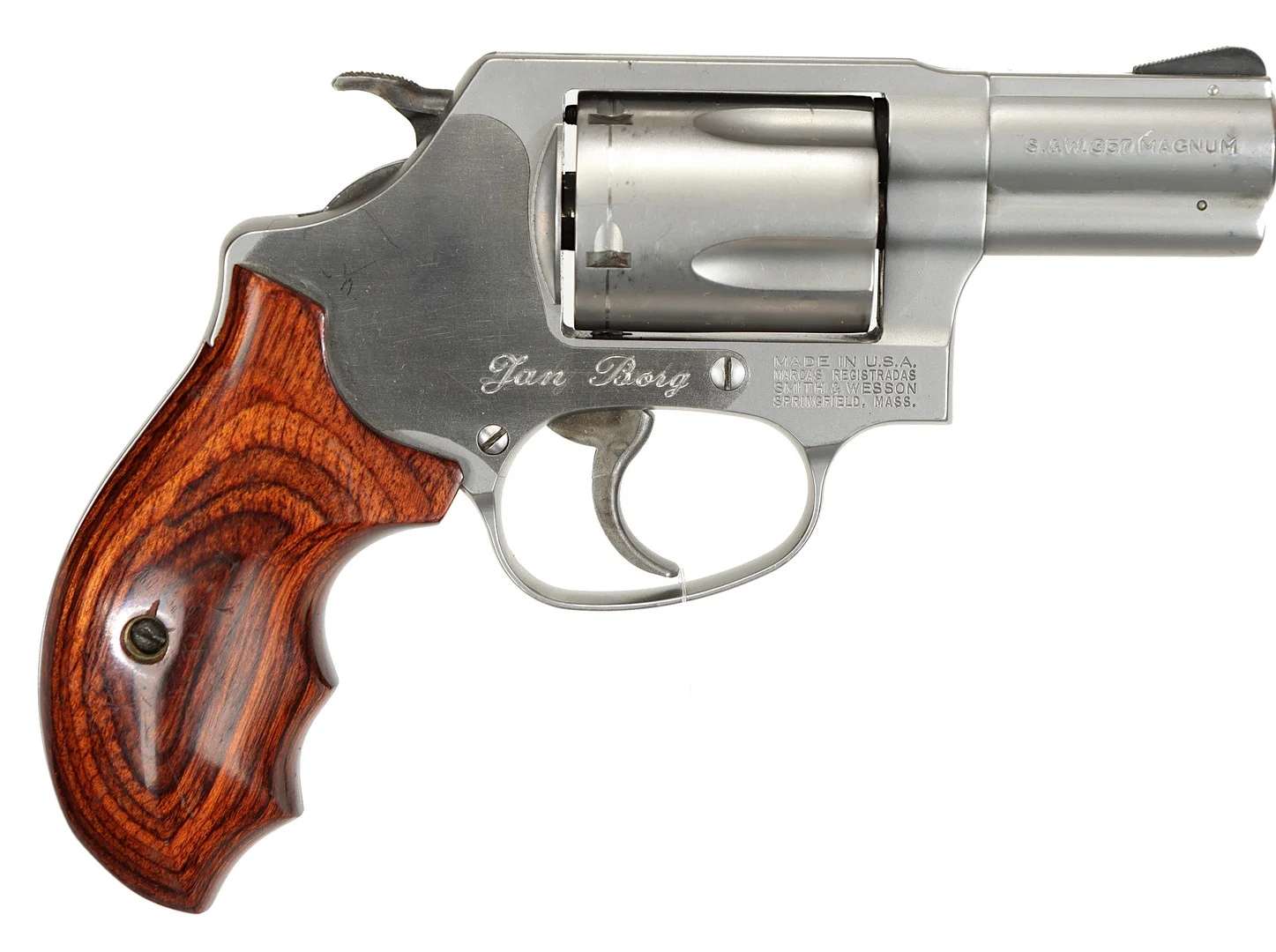 REVOLVER, fabrikat Smith & Wesson, modell 60-9, kaliber .357 Magnum, tillv.nr CCE6323. — Revolvers — Walter Borg