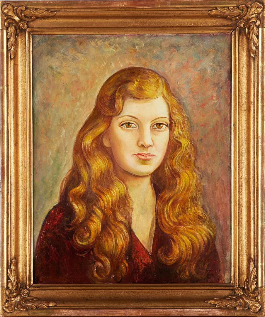 CARL RYD. Flicka med röd tröja, signerad och daterad C. Ryd 22/5 1927. — Paintings — Stockholms Auktionsverk Magasin 5