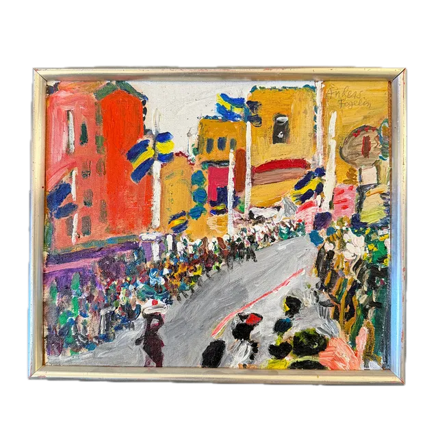 ANDERS FOGELIN. "Slottsbacken I" 1974.