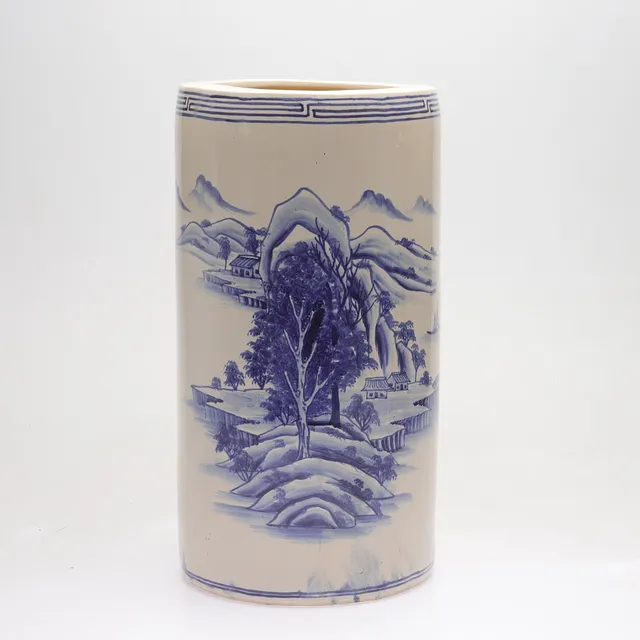 PARAPLYSTÄLL/GOLVVAS, keramik, Kina, 1900/2000-tal.