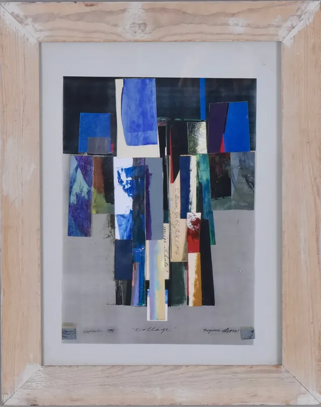 INGVAR OLSON. blandteknik, "Collage".