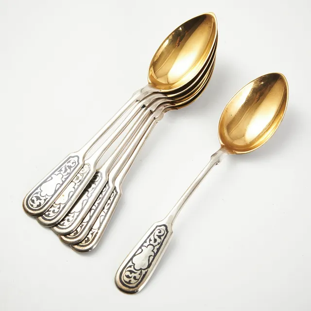 SKEDAR, 6 st, silver. Sovjetunionen/Rysslad, 1900-talets andra hälft.
