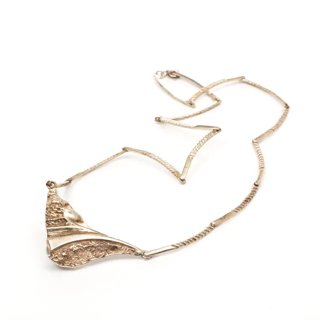 ÅKE LINDSTRÖM. Collier, Sterlingsilver, "Vildmark".