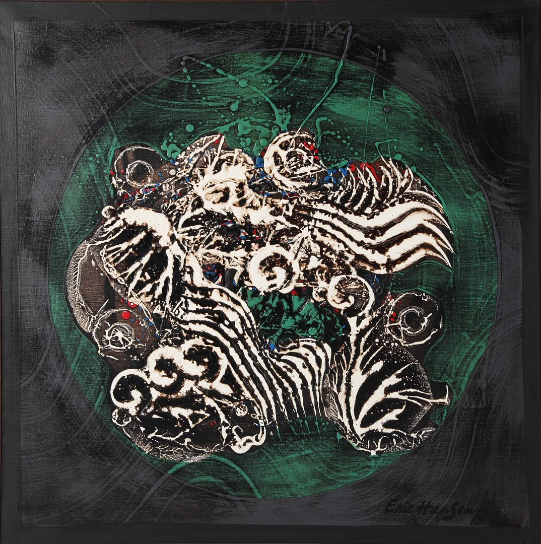 ERIC HANSEN. f 1930. Olja på duk, 102 x 102 cm, signerad, -73. — Paintings — Auktionsverket Engelholm