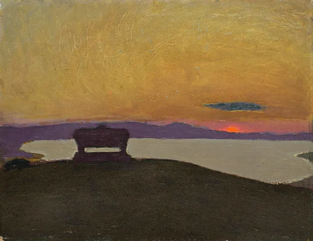 Pelle Swedlund, "Solen går ned" (Bolsenasjön).