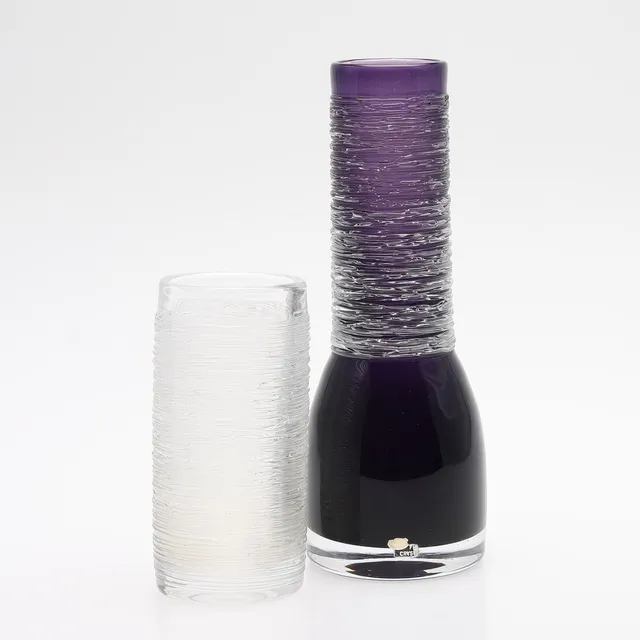BENGT EDENFALK. VASER, TVÅ ST, "SPUN", SKRUF.