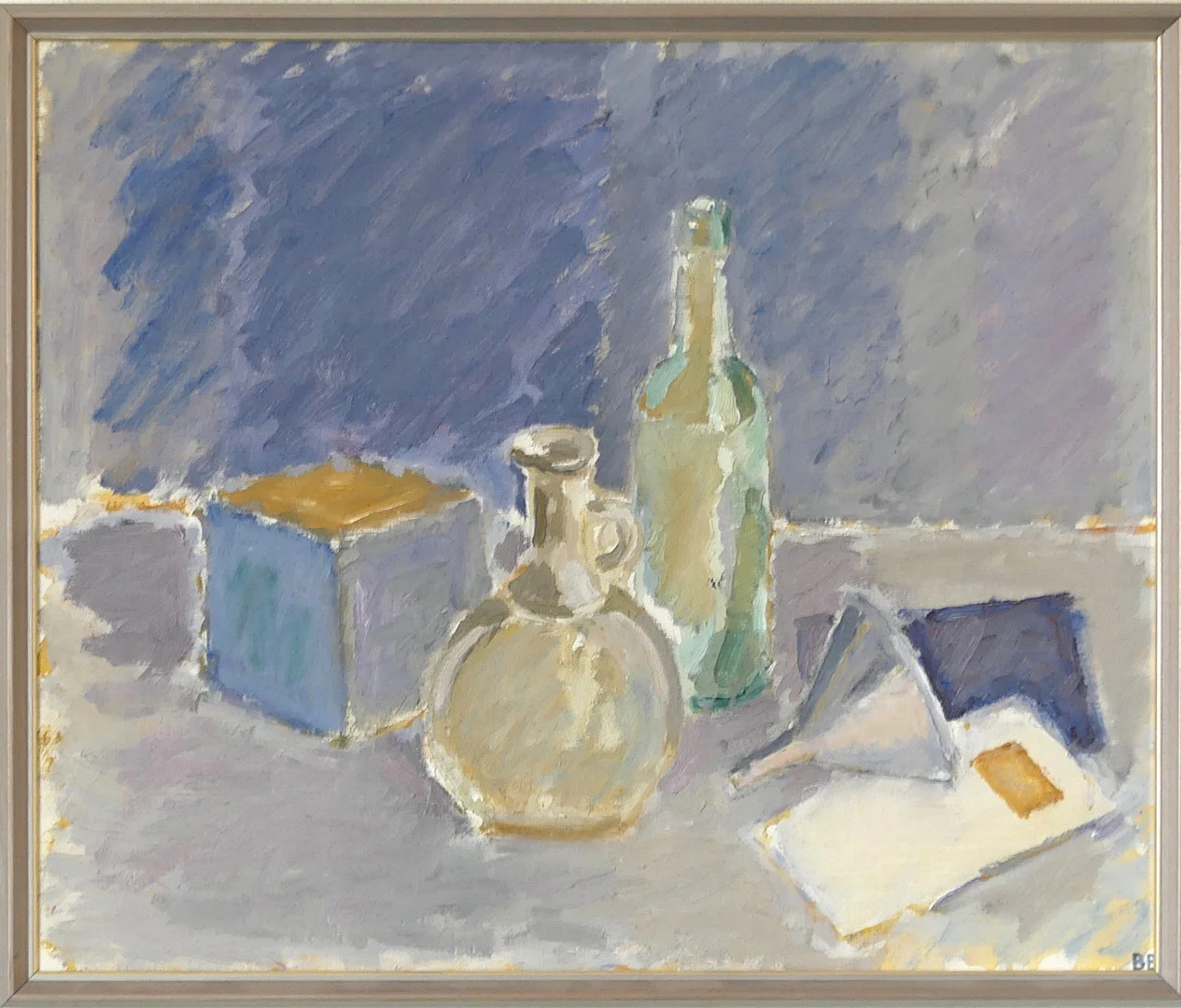 BENTE BJERREGAARD. olja på duk, monogramsignerad. — Paintings — Lysekils Auktionsbyrå