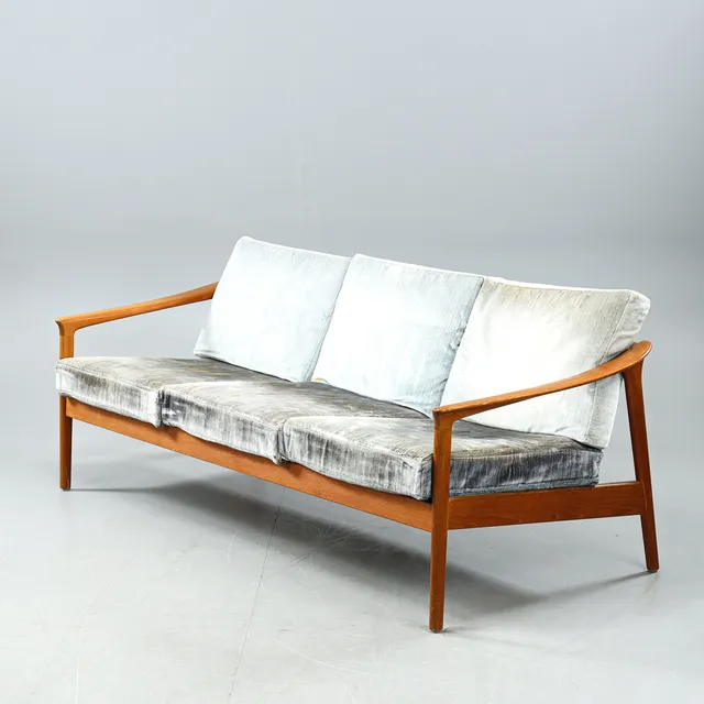 FOLKE OHLSSON. Soffa, ur serien "Monterey", teak, Bodafors, 1960-tal.