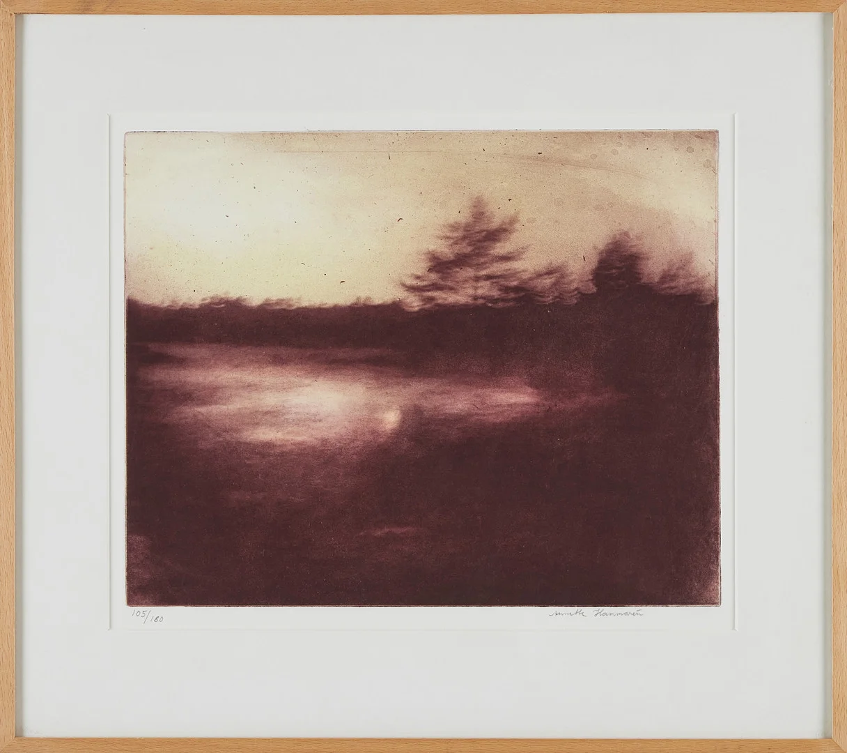 ANNETTE HAMMARÉN. "Heden", fotopolymer, signerad, numrerad 105/180. — Engravings & Prints — Stockholms Auktionsverk Magasin 5