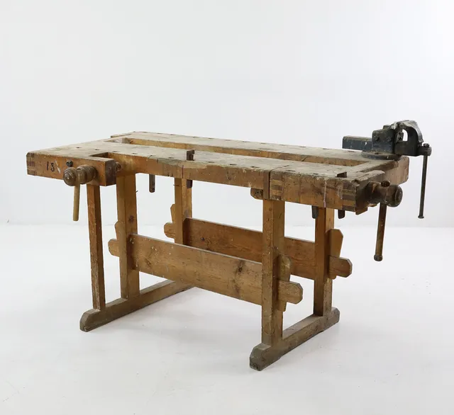 HYVELBÄNK/SNICKARBÄNK, tidigt 1900.