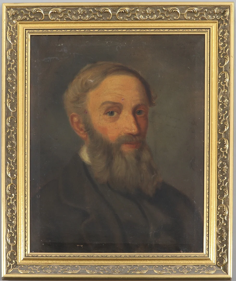 OIDENTIFIERAD KONSTNÄR. olja på duk, porträtt, signerad W.Hökerstedt. — Paintings — Södermanlands Auktionsverk