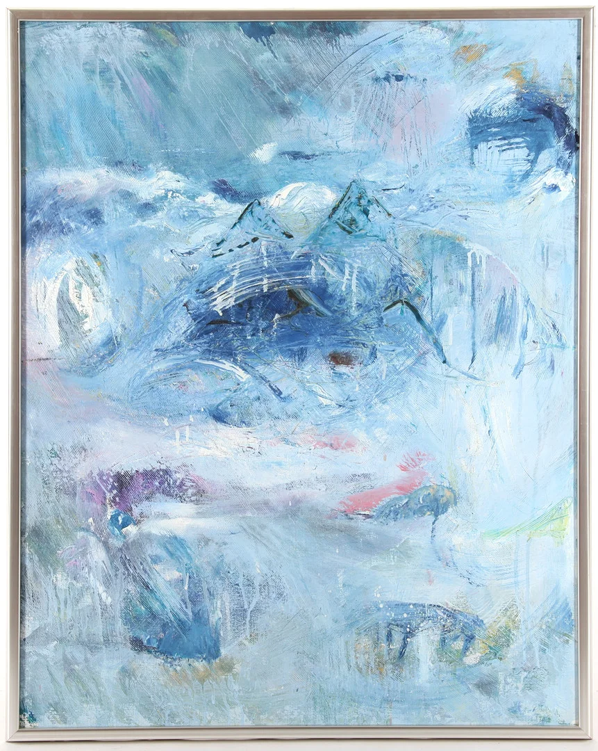 AGNETA VON KOSKULL. f 1947. Olja på duk, 1980/90-tal. — Paintings — Auktionsverket Engelholm