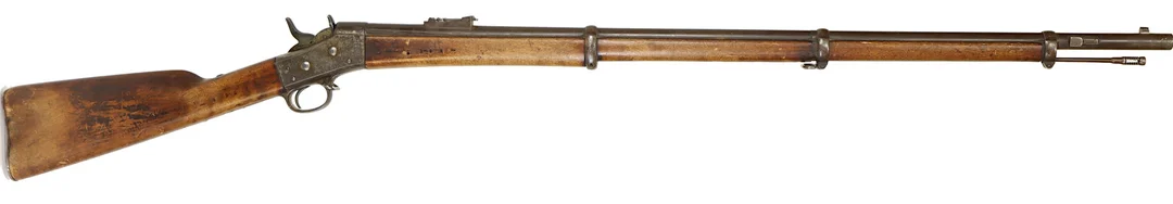 GEVÄR, fabrikat Remington/Carl Gustav, modell 1867, kaliber 12,7x44RF (Rimfire), tillv.nr 7704, se-nr SE0221232. — Military weapons — Walter Borg