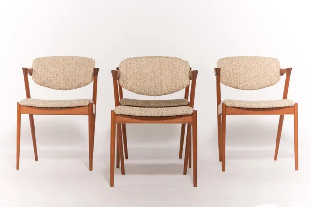 Kai Kristiansen. Model 42. Sæt på fire stole af teak (4)