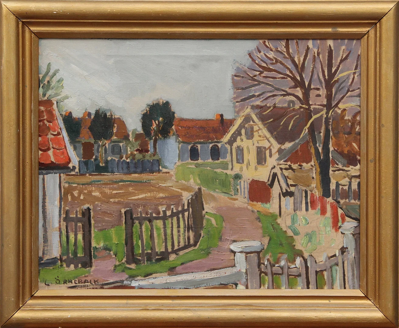 LENNART ÖRNEBÄCK. OLJA, på duk, signerad. — Paintings — Kalmar Auktionsverk