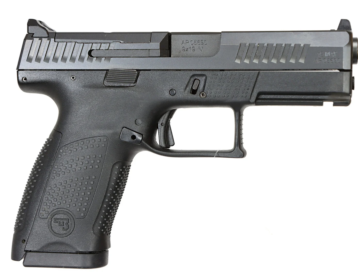 PISTOL, fabrikat CZ, modell P10C , kaliber 9x19, tillv.nr AP05690, se-nr SE3076337. — Pistols — Walter Borg